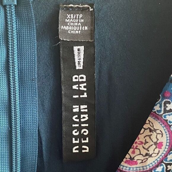 Design Lab Long Sleeve fit and flare Mini Dress - Picture 5 of 7